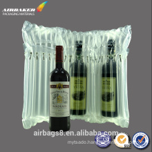High quality best selling promotional inflatable air column mailing bag for red wine